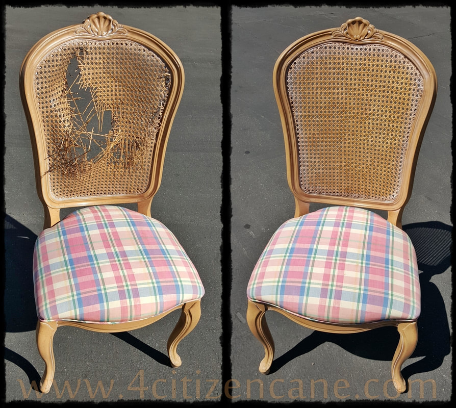 Cane Chair Caning Repair Serving Orange, Can Cane Back Chairs Be Repaired
